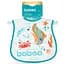 Нагрудник хлопчатобумажный Baboo Sea Life, 3+ мес., белый (11-010) - миниатюра 4