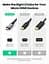 Кабель Ugreen Micro HDMI штекер to HDMI 2.0 роз'єм 4K 60Hz 3D нейлонова обплетення 25CM Gray (HD149) - мініатюра 4