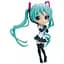 Фігурка Q posket Вокалоїд Хатсуне Міку Vocaloid Hatsune Miku V4X 14 см JAP QP V HM V4X - мініатюра 1