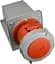 Розетка стаціонарна 125А P4 IP67 3P+PE UCombi АСКО-УКРЕМ (A0080010151) - мініатюра 1