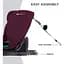 Автокресло Kinderkraft Oneto3 i-Size Cherry Pearl бордовое (KCONE300RED0000) - миниатюра 7