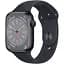 Смарт-часы Apple Watch Series 8 GPS 45mm Midnight Aluminium Case с Midnight Sport Band - Regular, Model A2771 (Grade C) Seller Refurbished - миниатюра 2