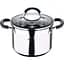 Каструля MasterPro Foodies collection висока з кришкою 9.5 л (BGMP-1506-BK) - мініатюра 1