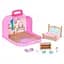 Игровой набор Lil Woodzeez Кейс Спальня с аксессуарами фиолетовая (WZ6598Z) - миниатюра 3