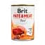 Влажный корм для собак Brit Pate & Meat Beef 0.4 кг (говядина и индейка) - миниатюра 1