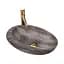 Умивальник Rea Roxy A Stone d.grey (REA-U6649) 30,7x48,6см - сірий камінь, Кераміка, Матова - мініатюра 1