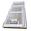 Двері в нішу Koer SR SD05-140x200-TR-01 прозоре скло Easy Clean 6 мм, хром KR5406, універсальні, прозорий, хром - мініатюра 7
