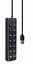 USB-Хаб Gembird UHB-U3P7P-01 на 7 портiв USB 3.0 (UHB-U3P7P-01) - мініатюра 2
