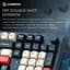 Клавиатура GamePro Asgard Drakkar Keychron Super Red Switch Wireless/Bluetooth/USB Blue беспроводная (MK305BL) - миниатюра 14
