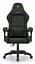 Компьютерное кресло Hell's HC-1014 Black-Green ткань - миниатюра 2