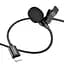Мікрофон петличний Hoco L14 Lightning (2m) Black - мініатюра 5