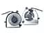 Вентилятор (кулер) для MSI GF65 GF63 GF63VR GF76 GL76 GF66 (PABD08008SH N413) 0.5A 5VDC (GPU Fan) - мініатюра 1
