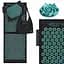 Килимок акупунктурний з подушкою 4FIZJO Eco Mat XL Аплікатор Кузнєцова 4FJ0514 Black/Blue (P-5907739317452) - мініатюра 1