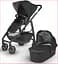 Универсальная коляска 2 в 1 UPPAbaby CRUZ 2, JAKE (черный/графитовая рама/черная кожа) - миниатюра 2