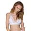 Эластичный топ с кружевом Passion TOP white L - миниатюра 1
