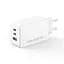 Мережевий зарядний пристрій XO CE13 (EU) 65W GaN tech fast charging (2USB-C 65W/1USB-A 22.5W) Білий - мініатюра 6