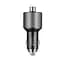 FM-трансмиттер Hoco E19 Smart car wireless FM transmitter 2USB 2.4A Серый - миниатюра 3