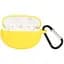 Чехол-накладка DK Silicone Candy Friendly с карабином для Oppo Enco Free 2 / 2i (yellow) - миниатюра 1