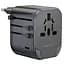 Сетевое зарядное устройство для Borofone BAC12 Leader 3-port(1C2A) universal conversion charger черный - миниатюра 3