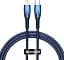 Кабель Baseus Glimmer Series Fast Charging Cable Type-C to Lightning 20W 1m CADH000003 Blue - миниатюра 1