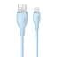 Кабель Baseus Pudding Series Fast Charging Cable USB to Lightning 2.4A 2m 2m P10355700311-01 Blue - миниатюра 2