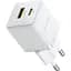 Мережевий зарядний пристрій Baseus Palm Fast Charger Type-C+USB 20W P10111608213-00 White - мініатюра 2