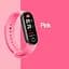 Ремінець для фітнес-браслета Lemfo для Xiaomi Mi Band 8 і 9 рожевий - мініатюра 2