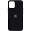 Чохол Silicone Case Full Protective (AA) для Apple iPhone 12 Pro Max (6.7) Чорний / Black - мініатюра 1