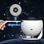 Проєктор зоряного неба + 12 картриджів, від USB, Galaxy Projector, Білий/планетарій для спальні/Нічник зоряне небо - мініатюра 4