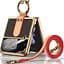 Шкіряний чохол GKK with ring and strap для Samsung Galaxy Z Flip4 Brown - мініатюра 2