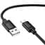 Кабель для заряджання Hoco X122 USB-A - Type-C силіконовий 1 м підтримка швидкої зарядки до 3 A Чорний - мініатюра 1