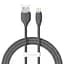 Кабель Baseus Jelly Liquid Silica Gel Fast Charging Cable USB to Lightning 2.4A 2m CAGD000101 Black - миниатюра 1
