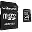 Карта памяти Wibrand microSDHC, 32Gb, Class10 UHS-I U1, адаптер SD (WICDHU1/32GB-A) - миниатюра 1