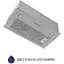 Витяжка вбудована Minola HBI 5227 GR 700 LED - мініатюра 3