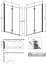 Шторка для ванны Radaway Essenza New PND 100 207210-01L левая - миниатюра 3