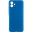 Чохол TPU GETMAN Liquid Silk Full Camera для Samsung Galaxy A07 Синій / Royal blue - мініатюра 1