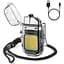 Електроімпульсна USB запальничка ARC Lighter з ліхтариком, чорна, водозахищена - мініатюра 1