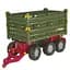 Прицеп на 6 колесах Rolly Toys rollyMulti Trailer, зеленый (125012) - миниатюра 1