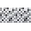 Декоративна панель Sticker Wall ПВХ 960х480х4мм Чорно-біла мозаїка SW-00001432 - мініатюра 1