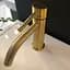Смеситель для раковины Paffoni Light без донного клапана honey gold brushed LIG071HGSP, Золотой - миниатюра 4