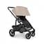 Прогулянкова коляска Uppababy Cruz V2 - LIAM +люлька Uppababy Carrycot-Stella Grey Brushed Melange Silver Frame - мініатюра 3