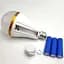 Лампа светодиодная с аккумулятором E27 New Emergency lamp 3x18650, смарт лампочка - аварийная лампа - миниатюра 7