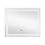Дзеркало Qtap Mideya з антизапотіванням (DC-F614) 1000x800 QT2078F614W, Білий - мініатюра 3