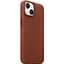 Чохол Leather Case with MagSafe для Apple iPhone 14 Umber AAA [76982] - мініатюра 2