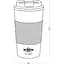 Термочашка МВМ MY HOME KP-28 M, 510 мл, белая (KP-28 M WHITE) - миниатюра 2