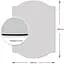 Дзеркало Wall Sticker SW-00001522 акрилове самоклеюче 300х400х2 мм - мініатюра 2