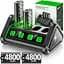 Зарядное устройство OIVO NG-X518X Charging Dock + 4 АКБ 4800mWh для Xbox Сontrollers One/Series [128697] - миниатюра 2