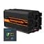 Інвертор перетворювач напруги Edecoa Spannungswandler DPM20 12-230V 2000W чистий синус (дві розетки) - мініатюра 2