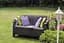 Диван пластиковий садовий Keter Corfu II Love seat графіт - мініатюра 7