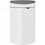 Бак для мусора Brabantia Touch Bin 40 л белый (114984) - миниатюра 1